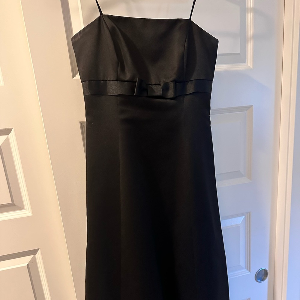 Black cocktail dress - midi